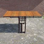 Antieke Swing Tafel/Boekenkast thumbnail 5