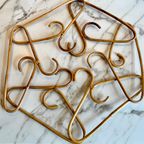 Vintage Rotan-bamboe Kledinghanger (6x) thumbnail 6