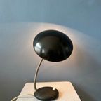 Kleine Zwarte Metalen Bureaulamp In Bauhaus-Stijl thumbnail 2