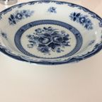 Twee Vintage Diepe Japanse Borden Van Blue Rose Fijne China thumbnail 2