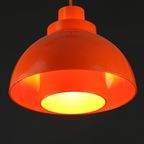 Iconische Oranje Plastic Space Age Lamp Van Nordisk Solar Compagny Ontworpen Door K. Kewo *** Jar thumbnail 2