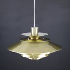 Zeldzame Jeka Metaltryk Verona Deense Hanglamp | Kurt Wiborg | Lamp Uit De Jaren 70 | Type 209605 thumbnail 7