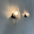 Pair Of Post Modern Shell Wall Lamps , 1980S thumbnail 3