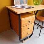 Vintage Bureau In Bauhaus Style, Retro Industriëel, Desk thumbnail 11