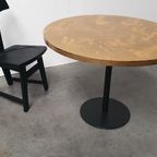 Messing Gepatineerde Tafel Rond Wabi Sabi Gietijzer Voet Pedrali thumbnail 6