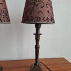Paar Vintage Klassieke Tafellampen thumbnail 5