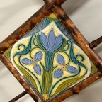 Art Nouveau Kapstok & Paraplubak Bamboe Circa 1890 Boho thumbnail 9