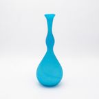 Vintage Golvend Blauw Murano Vaasje thumbnail 2