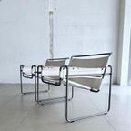 2X Vintage Original Wassily B3 Armchairs By Marcel Breuer thumbnail 3