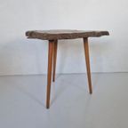 Mid Century Boomstam Side Table Vintage Design thumbnail 3