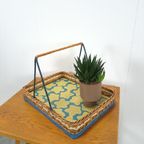 Rotan Dienblad Met Hengsel En Bloemen thumbnail 7