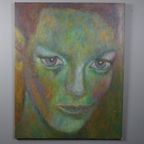 Modernistisch Portret, Schilderij thumbnail 2