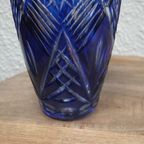 Kristallen Vaas In Saffie Blauw thumbnail 4