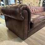 Waanzinnige Stoere Chesterfield Xl Bank Vintage Bruin thumbnail 4