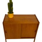 Vintage Dressoir Compacte Kast Jaren 60 Teak Fineer thumbnail 15