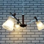 Vintage Hanglamp Hout & Chroom thumbnail 4