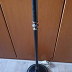 Klassiek - Vloerlamp - Staande Lamp - Met Leder Omkleed -1950 thumbnail 8