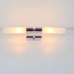 Vintage Murano Glas Tube Wandlamp Chroom Italy Design ‘80 thumbnail 5