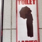 Toilet "gents - Ladies" Metalen Platen. thumbnail 6