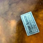 Vintage Italiaans Oranje Albasten Kistje (handcarved) thumbnail 4