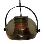 Dijkstra - Rare Model - Space Age Design / Mcm Floor Lamp With Two Arcs - Smoked Acrylic thumbnail 6