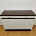 Vintage Mid Century Formica Keukenkast Wandkast Dressoir thumbnail 2