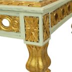 Antieke Vergulde Bijzettafel Console Groen Marmer Louis Xvi thumbnail 16
