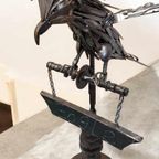 Scrap Metal Art, Vogel/Arend Kunst Van Gerecycled Materiaal. thumbnail 11