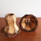 Set Van 2 Vintage Lampenkapjes Van Dierenhuis, Jaren '60 thumbnail 2