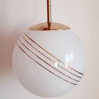 Vintage Bollamp Wit | Vintage Schoollamp | Lakro Lamp thumbnail 2