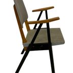 Vintage Zwager Ermeloo, Palais De Tokyo Stoel 50's Design thumbnail 17