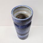 Vintage Blue Dutch Brutalist Vase thumbnail 6