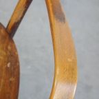 Vintage Bentwood Thonet Stijl Café/Eetkamerstoel Uit De Jaren ’40 Met Een Vleugje Art Deco Design thumbnail 9