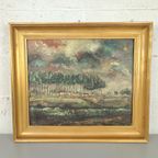 H. Bekaert - Landschap Schilderij thumbnail 4