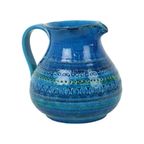 Aldo Londi Bitossi Vaas Oorvaas Kruik Rimini Blue Aardewerk Italy Sixties thumbnail 4