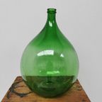 Brocante Glazen Dame Jeanne Vaas Wijnfles, Gistfles Glas 412 thumbnail 14