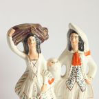 Staffordshire Figurine Of A Scottish Couple 19Th Century thumbnail 14