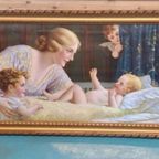 Grote Brocante Lijst Met Wel Een Hele Mooie Afbeelding😍 thumbnail 2