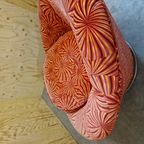 Vintage Draaifauteuil Schommelstoel Bretz Draaistoel Design thumbnail 7