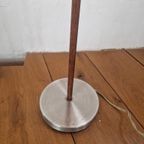 Mid Century Teak Aluminium Vloerlamp Vintage Design thumbnail 3