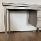 Vintage Gispen Bureau (secretaresse Bureau) Met Lades thumbnail 4