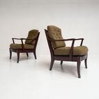 Opnieuw Gestoffeerde Zweedse Fauteuil Van Engens, 1970'S thumbnail 2