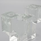 Scandinavische Dikke Solifleur Glas Kandelaar thumbnail 5