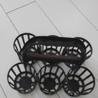 Vintage Flessenrek Flessenmand Curver Bruin thumbnail 2