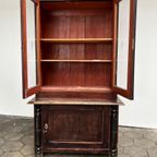 Brocante Kast Met Glazen Deurtjes, 1970'S thumbnail 7