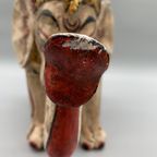 Vintage Houten Olifant Balinees Xl thumbnail 3