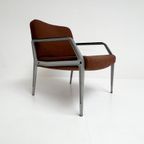 Fauteuil Met Voetenbank Toegeschreven Aan Gispen, 1960's thumbnail 6