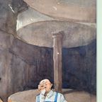 De Gelaarse Kat - Herman Moerkerk (1879-1949) - Watercolour thumbnail 9