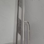 Art Deco Spiegel Met Geslepen Glas In Aluminium Lijst, Jaren 30 thumbnail 8