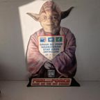 Kartonnen Reclame Bord Yoda Feel Te Force Star Wars. thumbnail 2